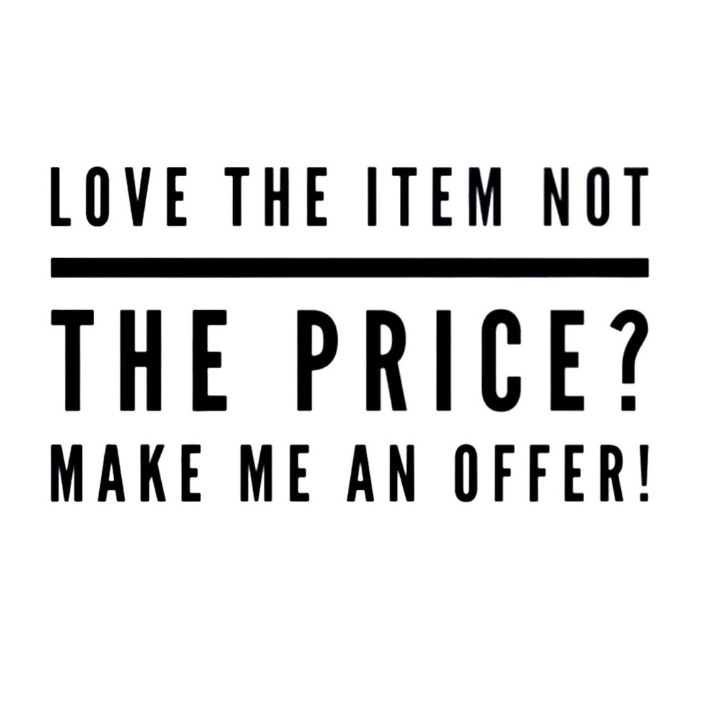 Open to reasonable offers :)